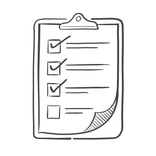rules and checklist icon