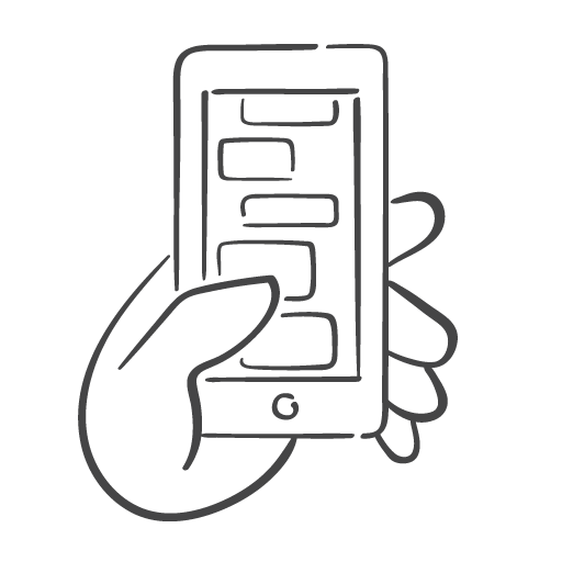 contact mobile device icon