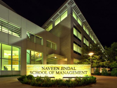 Jindal School of Management building front view