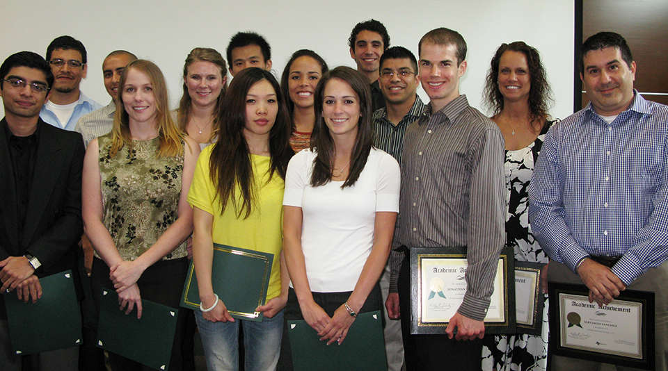 Honorees of the Accounting Program