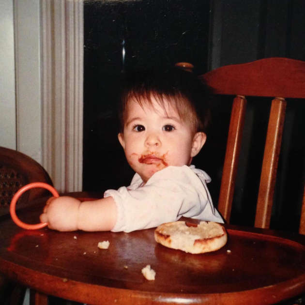 Even as a small child, Gaby was a foodie.