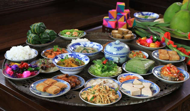 Lunar New Year feast.