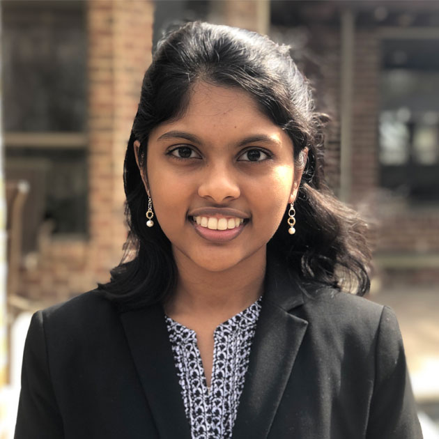 Priya Mekala, BS in Biology and Healthcare Management ’21, MBA in Healthcare Management ‘22
