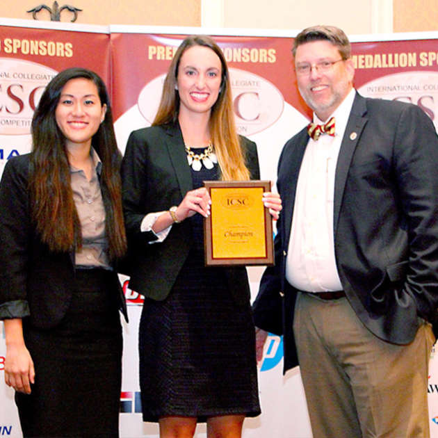 ‘Dynamic Duo’ Wins at International Collegiate Sales Competition