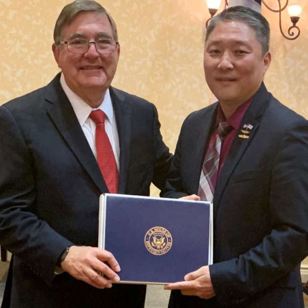 Jindal School Assistant Dean Awarded Congressional Veteran Commendation