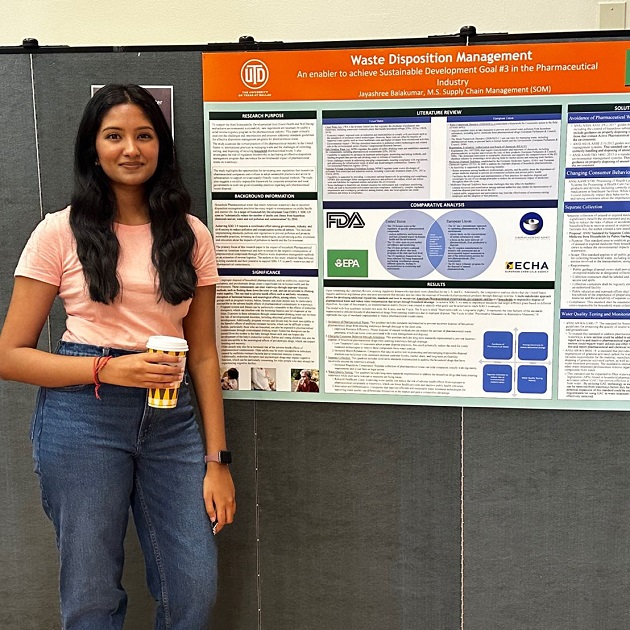 Jindal School Graduate Student Wins Research Poster Competition
