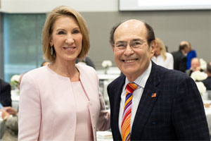 Carly Fiorina with Dr. Robrt Potter