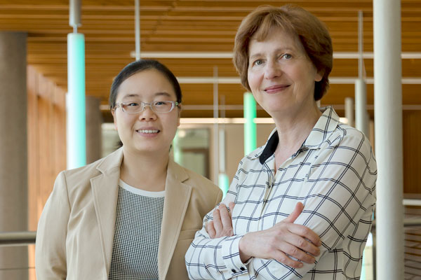 Joyce C. Wang, a PhD candidate in international management, and Dr. Livia Markoczy, associate professor of organizations, strategy and international management