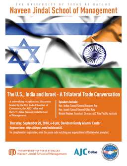 The U.S., India and Israel - A Triliberate Trade Conversation