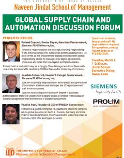Global Supply Chain and Automation Discussion Forum