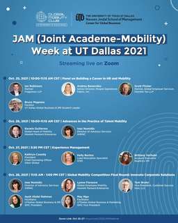 JAM(Joint Academe-Mobility) Week at UT Dallas 2021