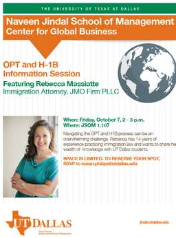 OPT and H-1B Information Session