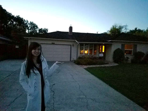 Michelle visiting Steve Job’s childhood house 