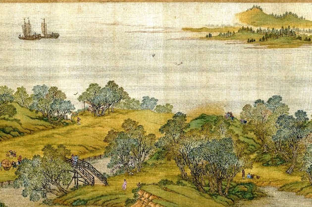 The Qing Court version of Along the River During the Qingming Festival