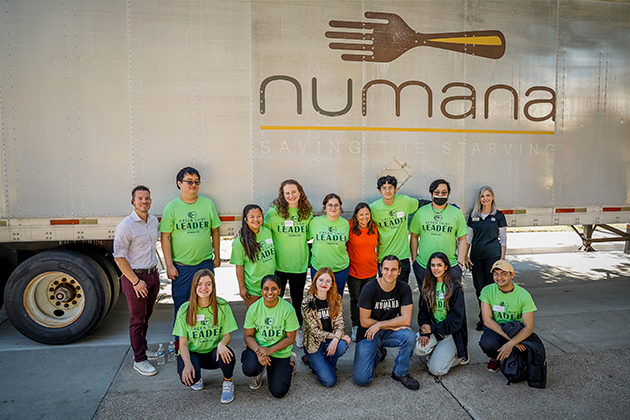 JSOM staff, faculty and students worked with nonprofit Numana to help feed Ukraine families