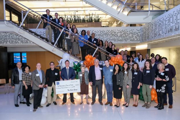 The Beck Group, a global design and construction company based in Dallas, recently expanded its commitment to the Jindal School at a donor appreciation event by establishing a $100,000 endowment for the Jindal Young Scholars Program, the school’s signature scholarship program.